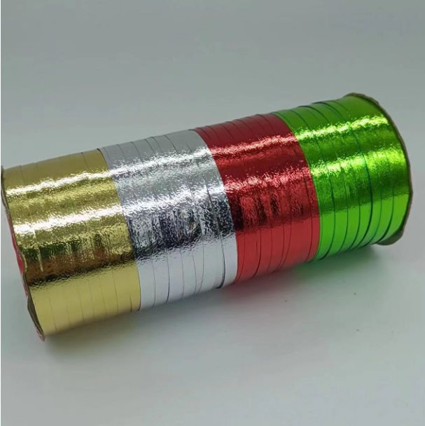 MC5102--5MM 6M  Metallic Combination Multi-color Curling Ribbon