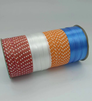 MC5101--5MM 6M Embossed Print Combination Multi-color Curling Ribbon