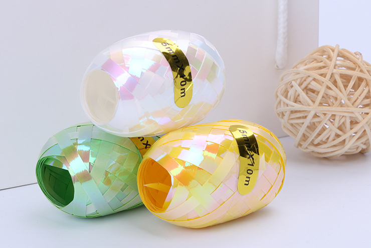 PR5301--5MM 10M Rainbow Ribbon Egg