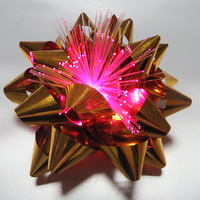 PM850201--Gold Metallic LED Star Bow