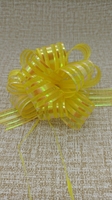 PRDO871201--12CM Organza Pull String Flower Ribbon Bow Wedding Decoration Gift Packaging Pull bow