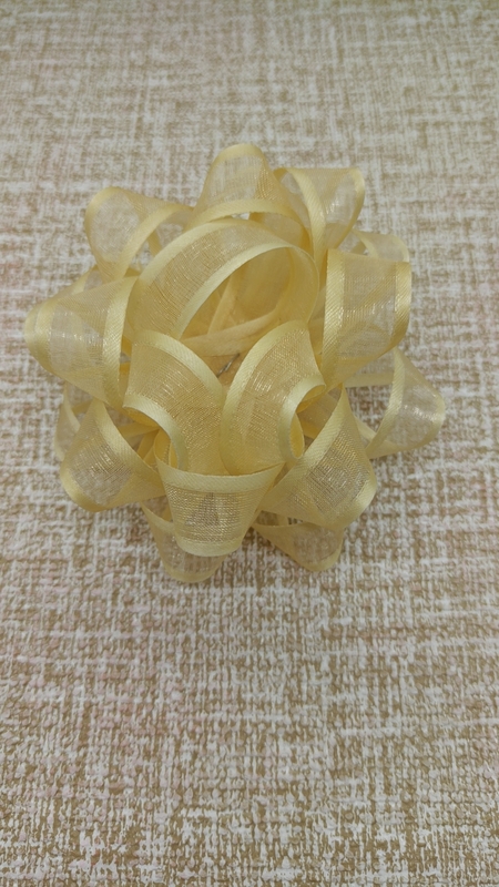 DO810401--4'' Organza Star Bow for Gift Wrapping Home Decoration