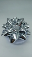 PM810602--6'' Silver Large Star Bows