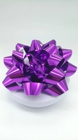 PM810601--6'' Metallic Bright Star Bow Decoration for Wedding Gift Box 