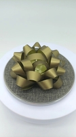 PM810301--3'' Matte Metallic Plastic Ribbon Gift Wrap Star Bow Plastic Ribbon Star Bow for Gift Deco