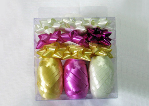 PS815301--Ribbon Egg and Star Bow Set for Gift Wrapping and Decoration